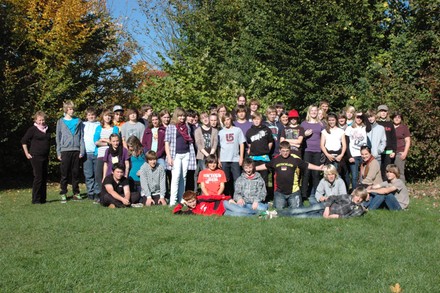 Alle Konfis auf der Freizeit 2010