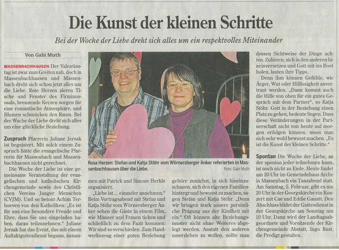 Liebe ist... einander annehmen