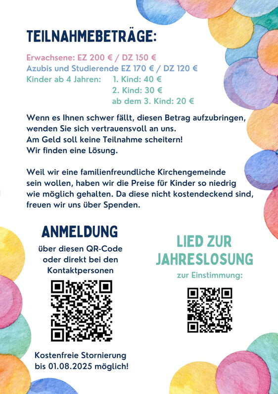 Gemeindefreizeit 2025