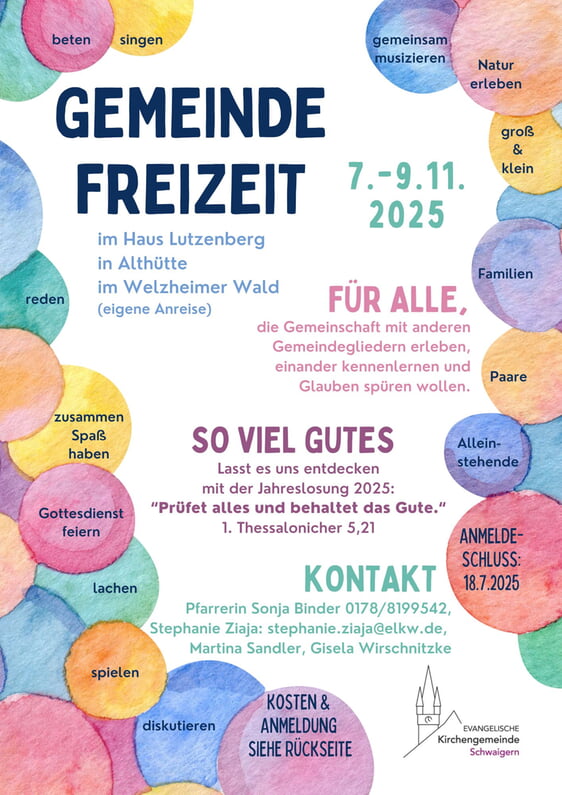 Gemeindefreizeit 2025