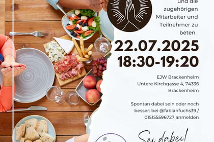 Gebetsvesper für die Freizeiten